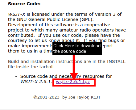 సోర్స్ కోడ్ను డౌన్లోడ్ చేస్తోంది